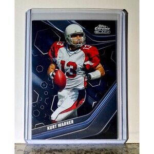 Kurt Warner 2023 Topps Chrome Black NFL #101 Football Card Arizona Cardinals